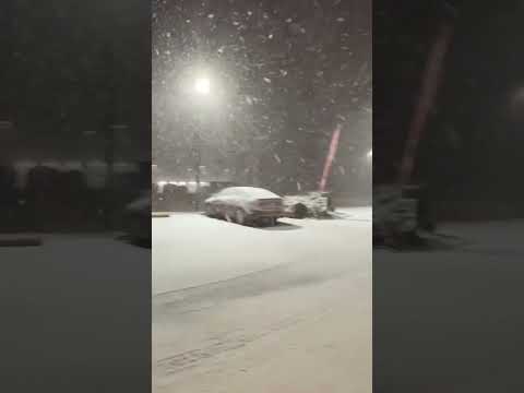 We got stranded in a snowstorm in Tennessee!!! #shorts