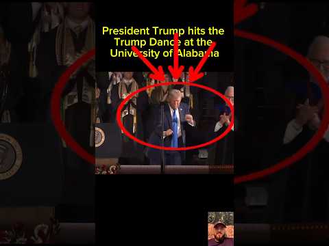 President Trump hits the Trump Dance at the University of Alabama #donaldtrump #dance #trump #usa