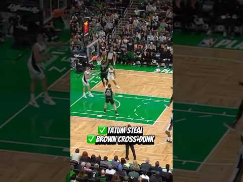 Tatum&#039;s Clutch Steal &amp; Brown&#039;s Explosive Dunk as Celtics Eliminate Magic! | 2025 NBA Playoffs #nba