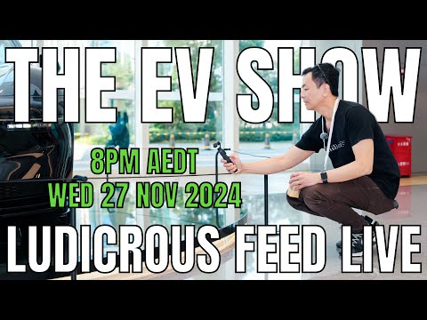 The EV Show by Ludicrous Feed on Wednesday Nights! | Wed 27 Nov 2024