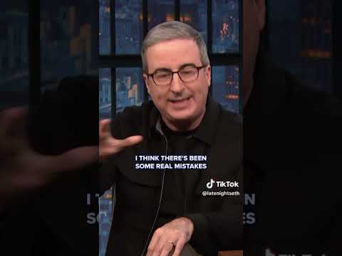 John Oliver&#039;s take on the media&#039;s decision to give in to Trump&#039;s demands. #shorts