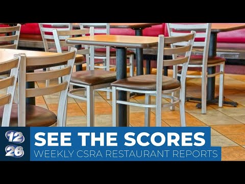 Restaurant Report: See local eateries scores for this week