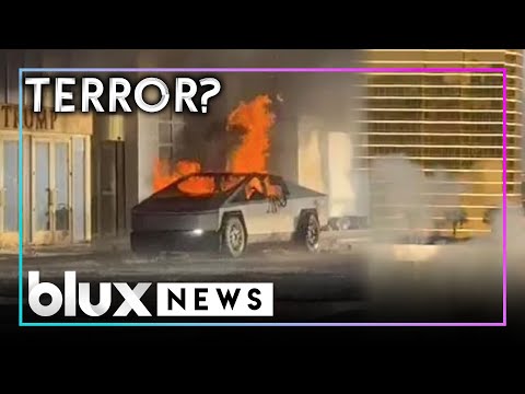 Cybertruck Explosion Outside Trump Tower Vegas: Battery or Intentional Act? | #blux