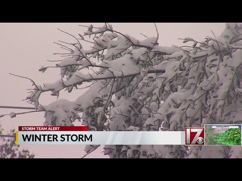 Snow across Central NC causes many school closures