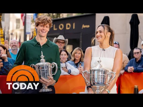 Jannik Sinner and Aryna Sabalenka talk US Open victories