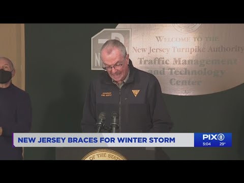 New Jersey braces for winter storm