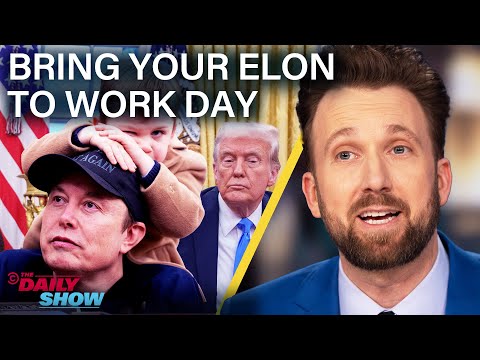 Elon Musk Crashes the Oval Office To Talk DOGE &amp; Trump Pushes Gaza Takeover | The Daily Show