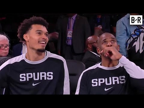 Victor Wembanyama &amp; Chris Paul Get Disqualified From the Skills Challenge | 2025 NBA All-Star