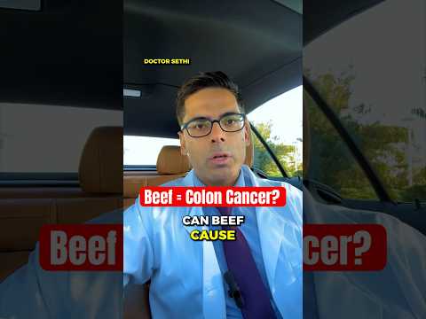 Harvard Trained Doctor Explains If Beef 🥩 Can Cause Colon Cancer? The Shocking Link! ❌