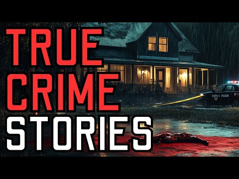 5 Disturbing True Crime Stories For Sleep With Rain Sounds | Black Screen