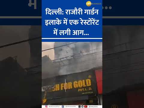 Massive Blaze Erupts at Rajouri Garden Restaurant in Delhi