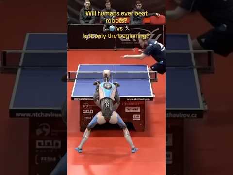 Ai robots taking over ping pong 👀 #shorts