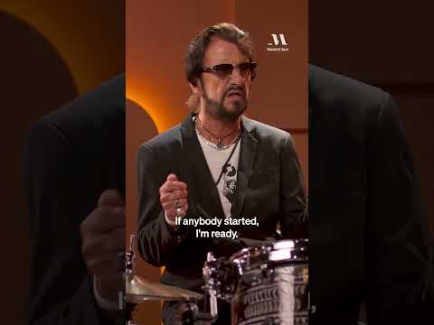 Ringo Starr is ALWAYS ready. #drummer #shorts