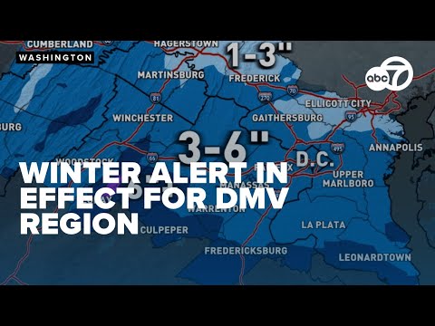 DC area braces for winter storm warning