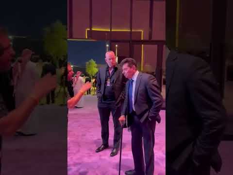 Vince McMahon and The Undertaker in Saudi Arabia