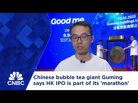 Chinese bubble tea giant Guming says HK IPO is part of its &#039;marathon&#039;
