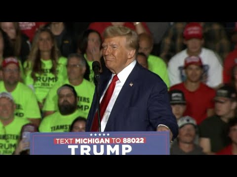 Donald Trump full speech at rally in Saginaw, MI (Oct. 6, 2024)