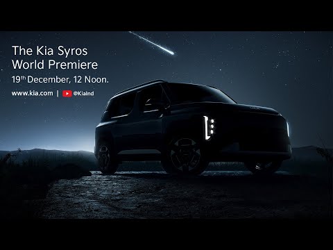 Kia India | The Kia Syros | Evolved by the future