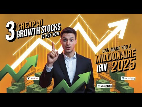 3 Cheap AI GROWTH Stocks That Could Make You a Millionaire