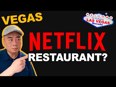 Netflix Bites: a New Restaurant at the MGM Grand Casino. Las Vegas