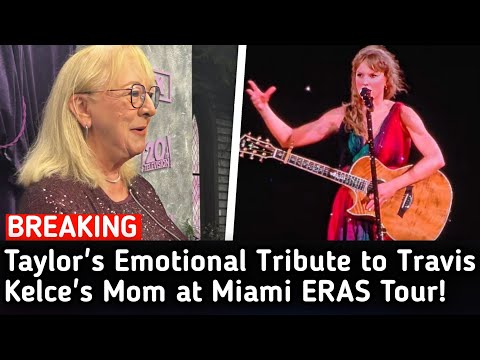 🚨BREAKING🚨Taylor Swift Stuns Fans with Sweet Gesture to Travis Kelce&#039;s Mom During ERAS Tour Miami N1