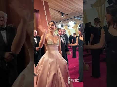 Monica Barbaro graces the #Oscars red carpet wearing custom Dior. #AwardsSeason