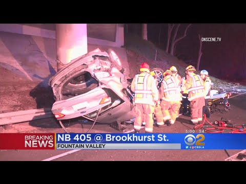 1 Killed In Early Morning Crash On 405 Freeway