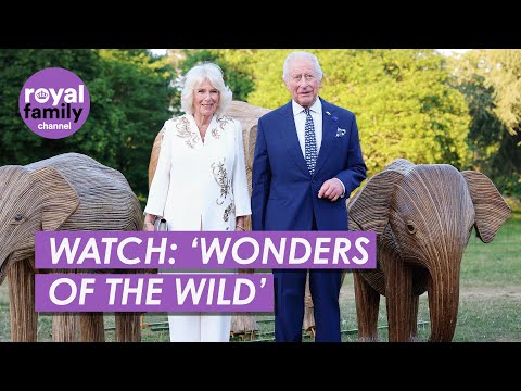 WATCH: King and Queen Attend Lavish Art and Conservation Event at Kew Gardens