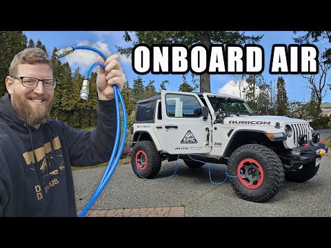 Installing The Best Onboard Air System for Your New Jeep Wrangler or Gladiator