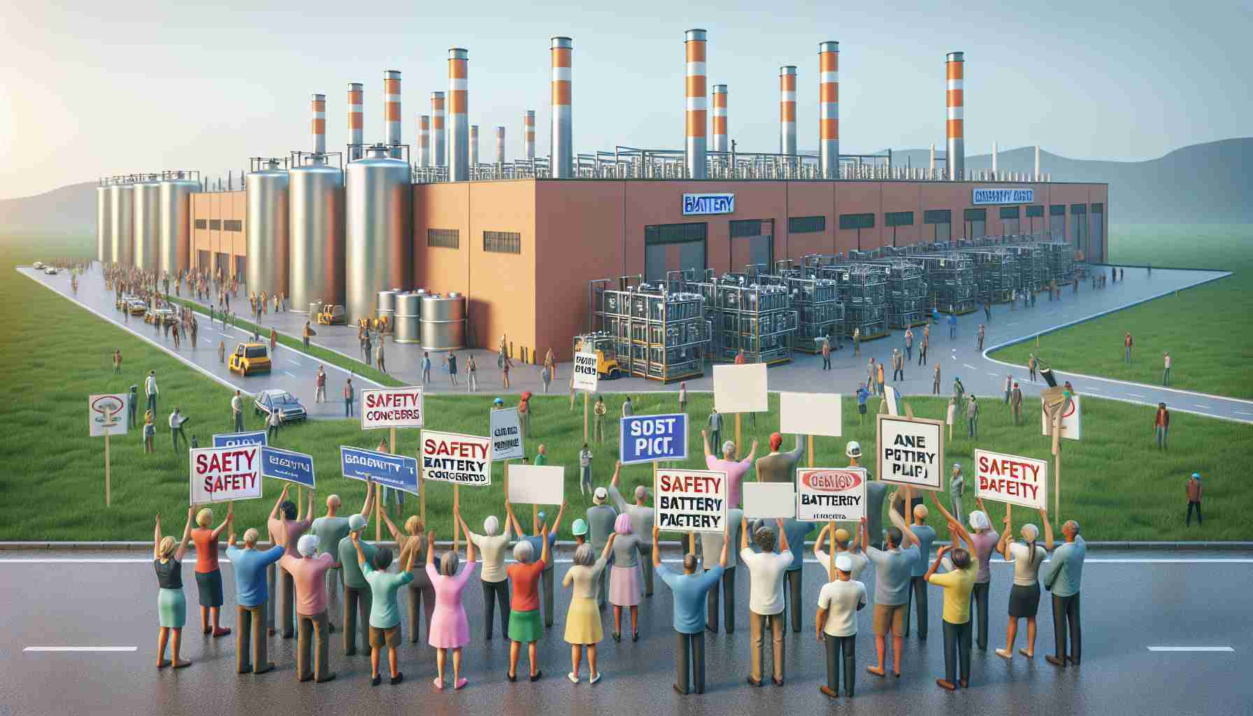 Community Divided: New Battery Plant Sparks Controversy! Concerns Mount Over Safety Risks!