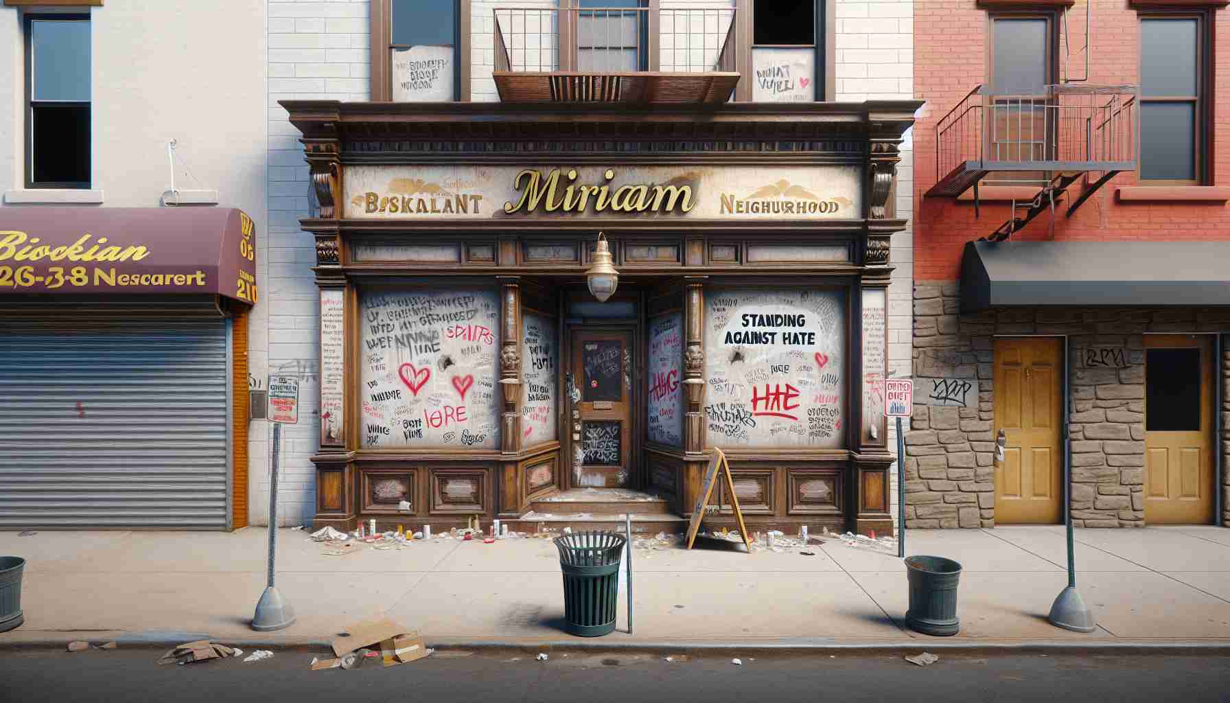 Shocking Vandalism Unites Brooklyn: Miriam Restaurant’s Inspirational Fight Against Hate Shocking Vandalism Unites Brooklyn: Miriam Restaurant’s Inspirational Fight Against Hate