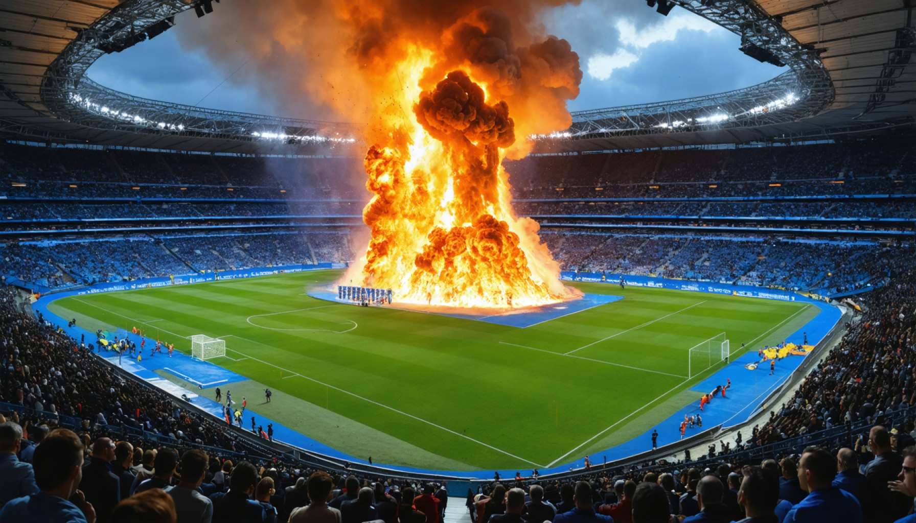 The Santiago Bernabéu Erupts in Anticipation as Giants Clash The Santiago Bernabéu Erupts in Anticipation as Giants Clash