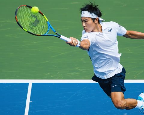 Showdown in Dubai: Perricard and Zhang Vie for Victory on the Hard Courts